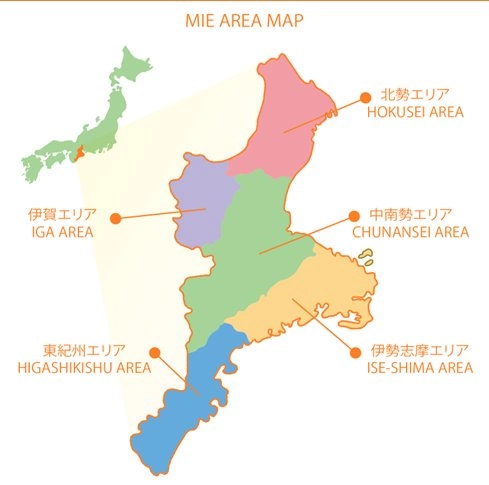 MIE AREA MAP